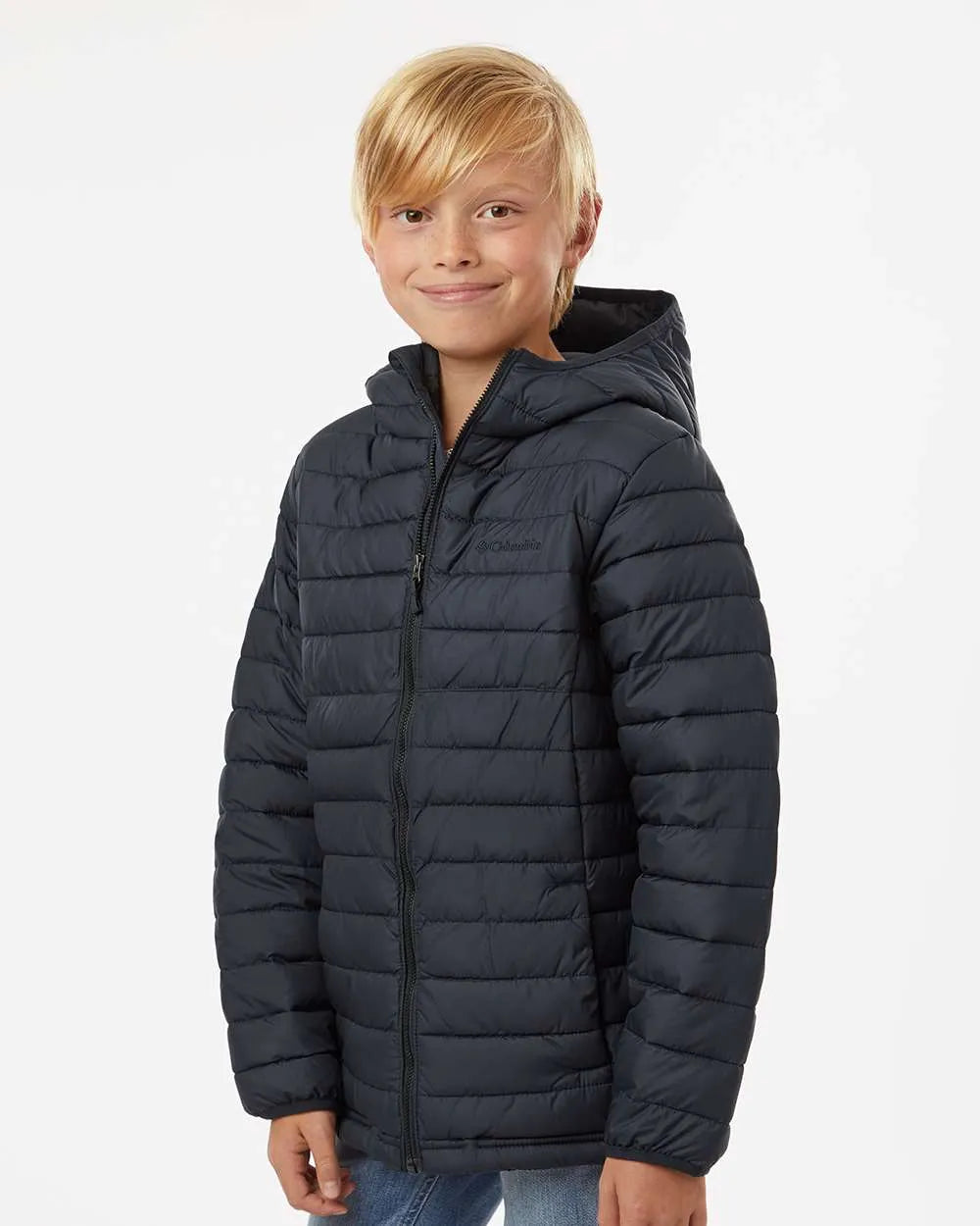 Youth Powder Lite™ II Hooded Jacket Black_1