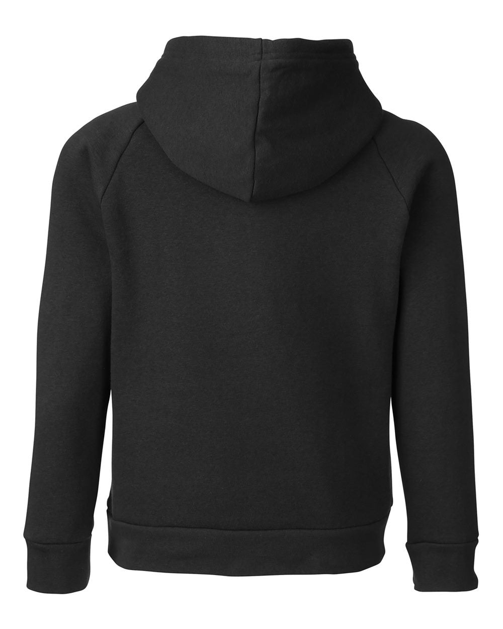Youth Rival Fleece Hooded Sweatshirt Black/ White_5