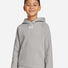 Youth Rival Fleece Hooded Sweatshirt Mod Grey Light Heather/ White