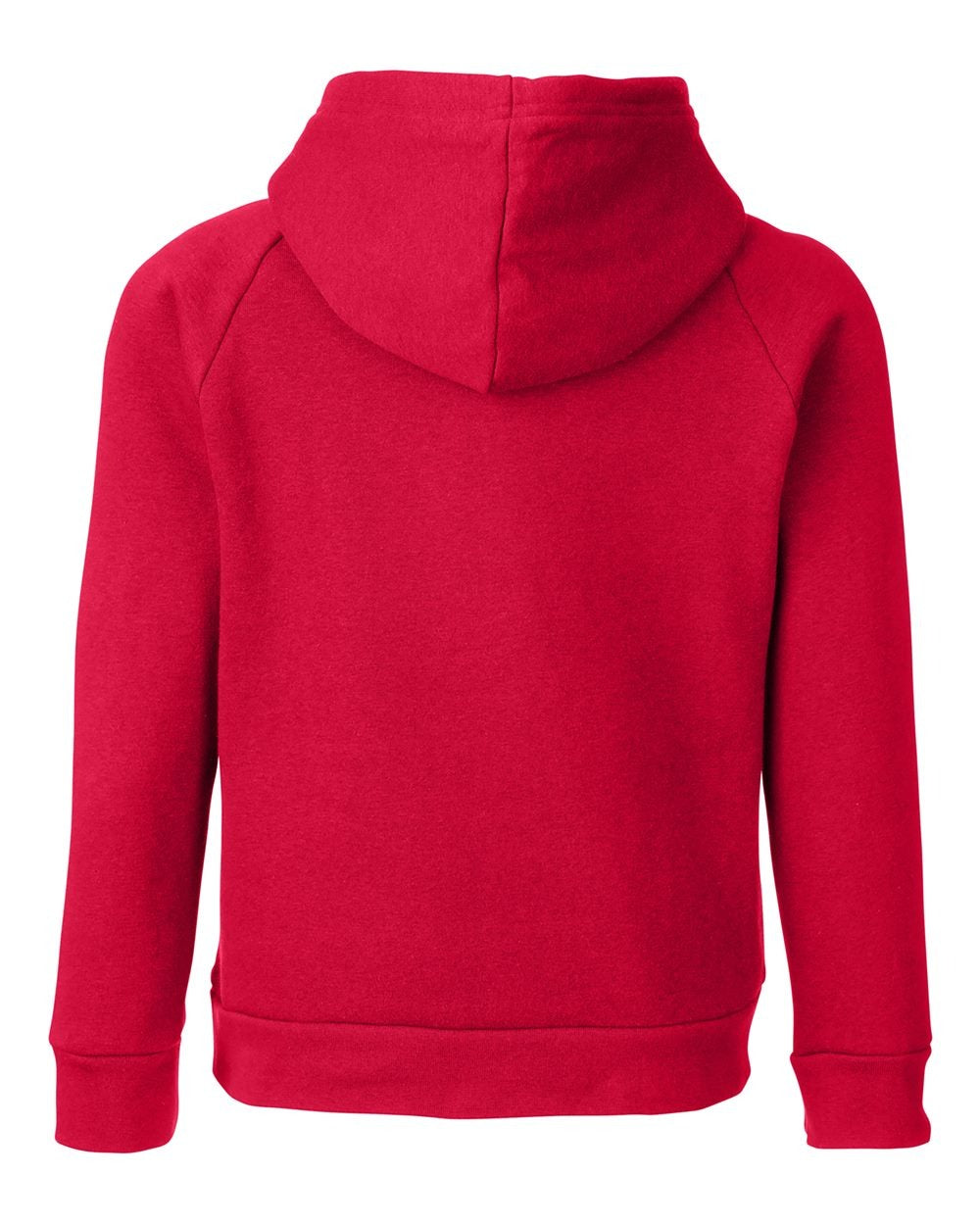 Youth Rival Fleece Hooded Sweatshirt Red/ White_5