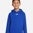 Youth Rival Fleece Hooded Sweatshirt Royal/ White
