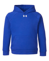 Youth Rival Fleece Hooded Sweatshirt Royal/ White_3