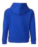 Youth Rival Fleece Hooded Sweatshirt Royal/ White_5
