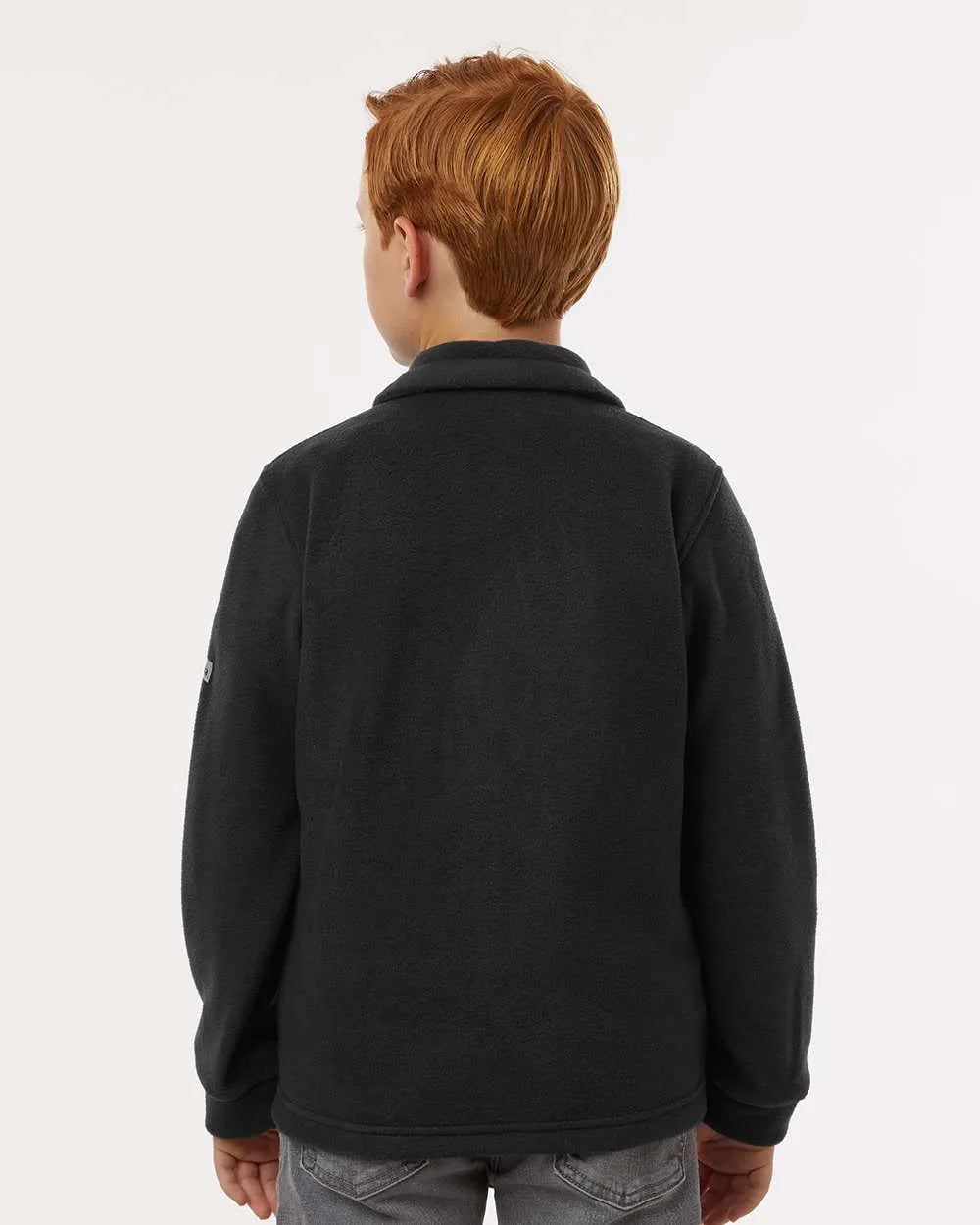 Youth Steens Mountain™ II Fleece Full-Zip Jacket Black_2