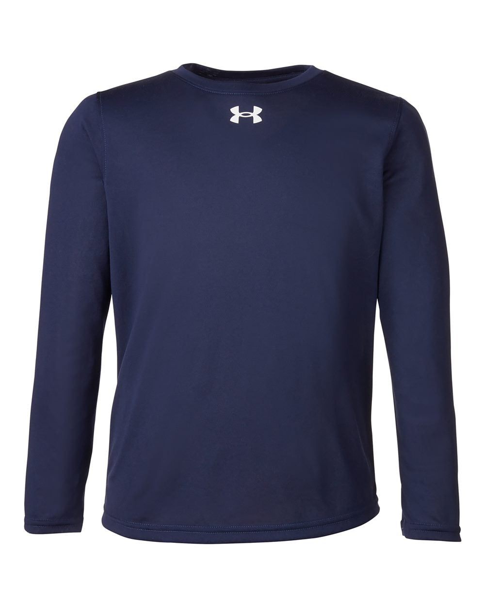 Youth Tech™ Team Long Sleeve T-Shirt Midnight Navy/ White_3