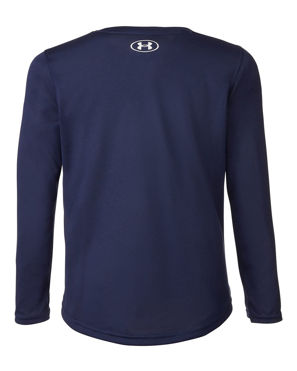 Youth Tech™ Team Long Sleeve T-Shirt Midnight Navy/ White_5