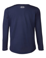 Youth Tech™ Team Long Sleeve T-Shirt Midnight Navy/ White_5