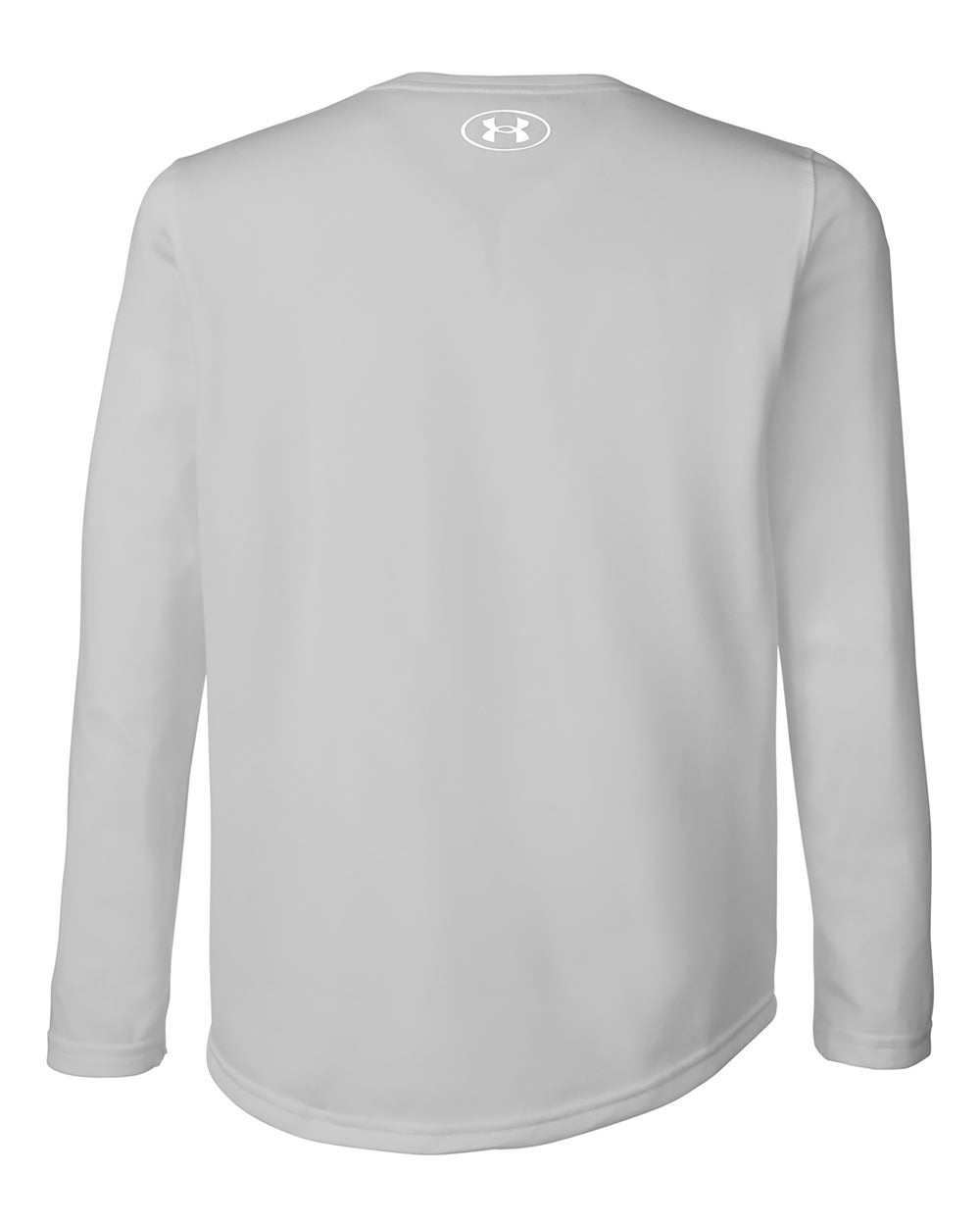 Youth Tech™ Team Long Sleeve T-Shirt Mod Grey Light Heather/ White_5