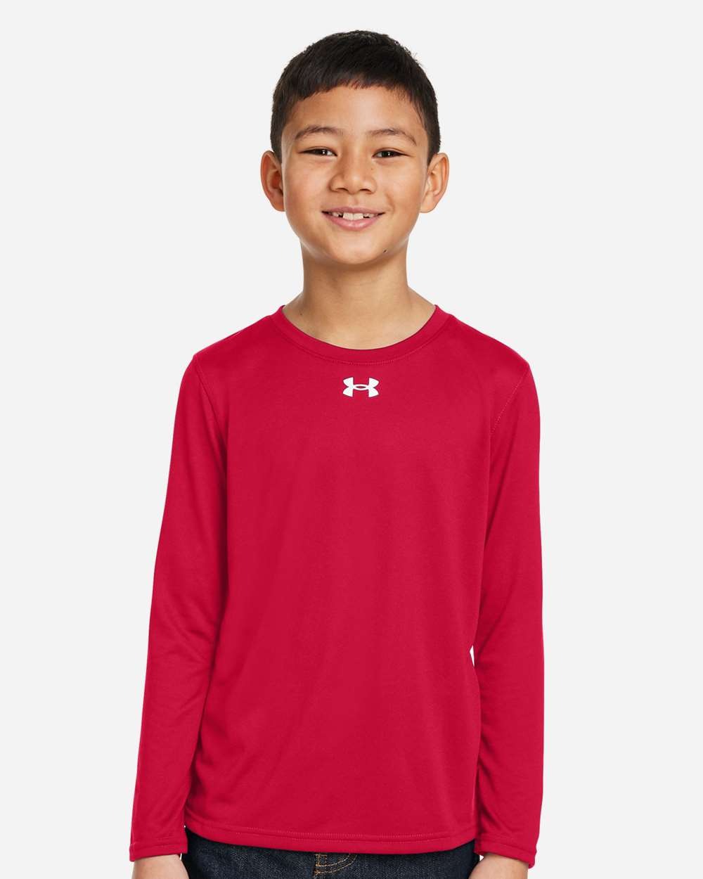 Youth Tech™ Team Long Sleeve T-Shirt Red/ White
