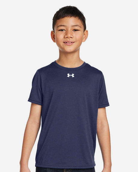 Youth Tech™ Team T-Shirt Midnight Navy/ White