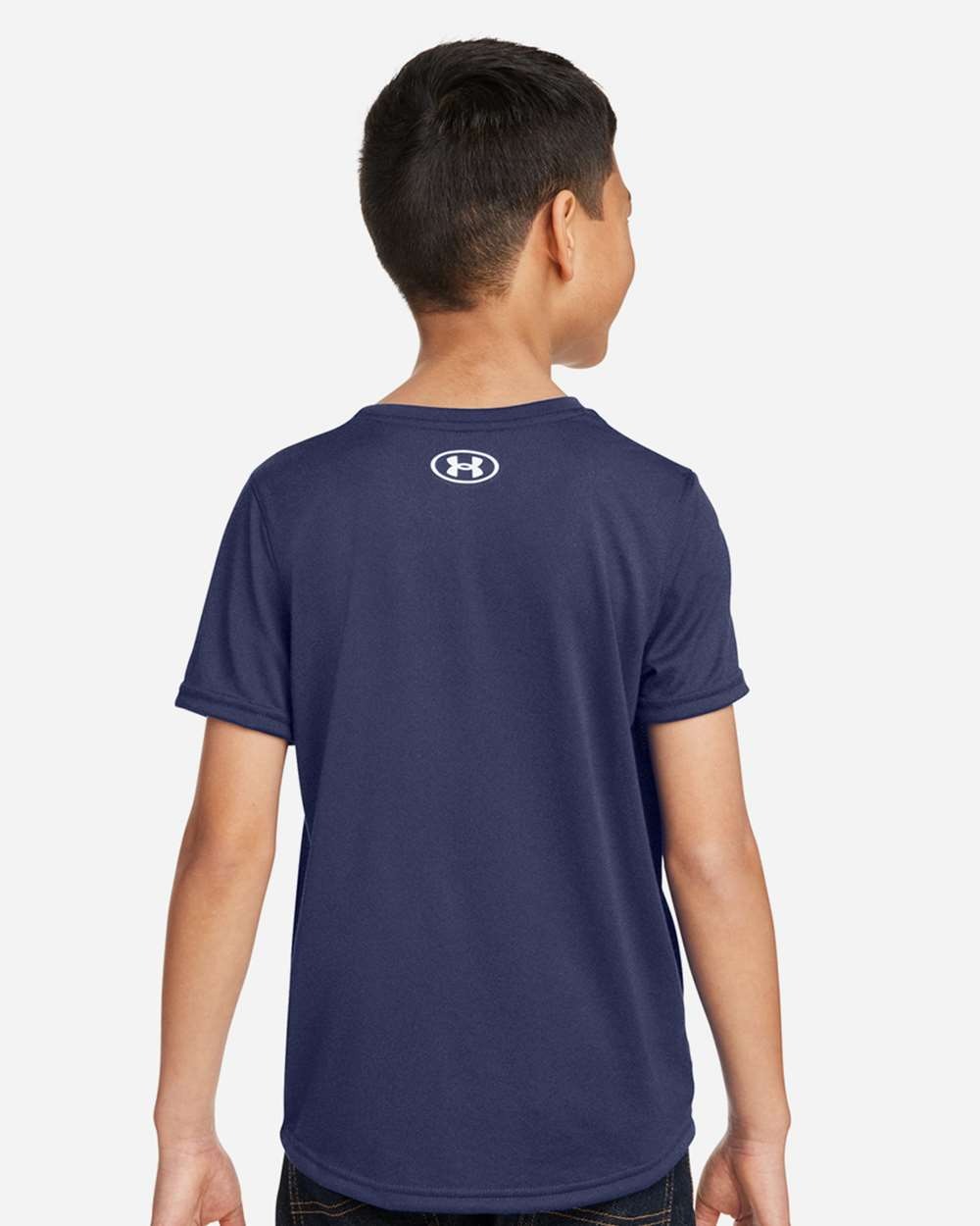 Youth Tech™ Team T-Shirt Midnight Navy/ White_1