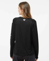vWomen's PFG Tidal Tee™ II Long Sleeve Black/ Cirrus Grey_2